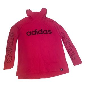 Adidas | Girls Hooded Long Sleeve Tee | XL